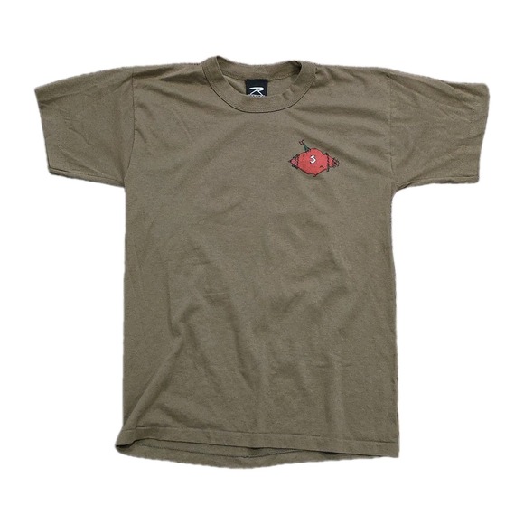 Vintage Rothco TF 373 Afghanistan Skull‎ T-Shirt USA Single Stitch Medium Y2K - Picture 1 of 7